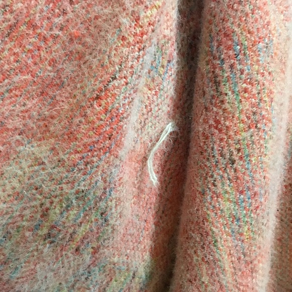 Star pattern soft knitted cape poncho One Size - Picture 11 of 11